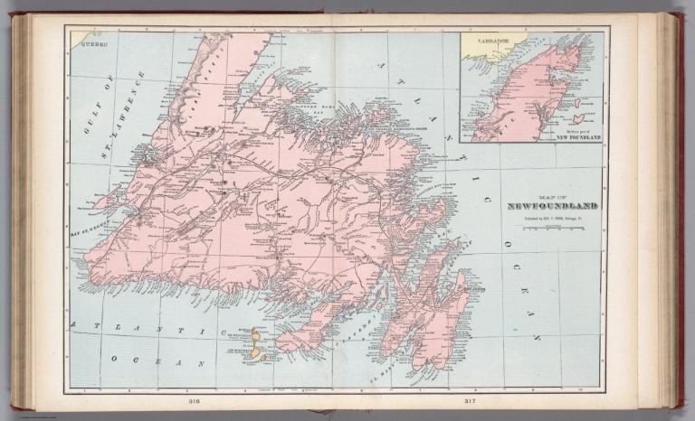 Map of Newfoundland