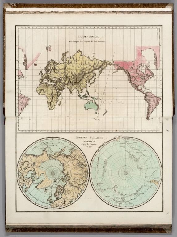 IV. Mappe - Monde. V. Regions Polaires.