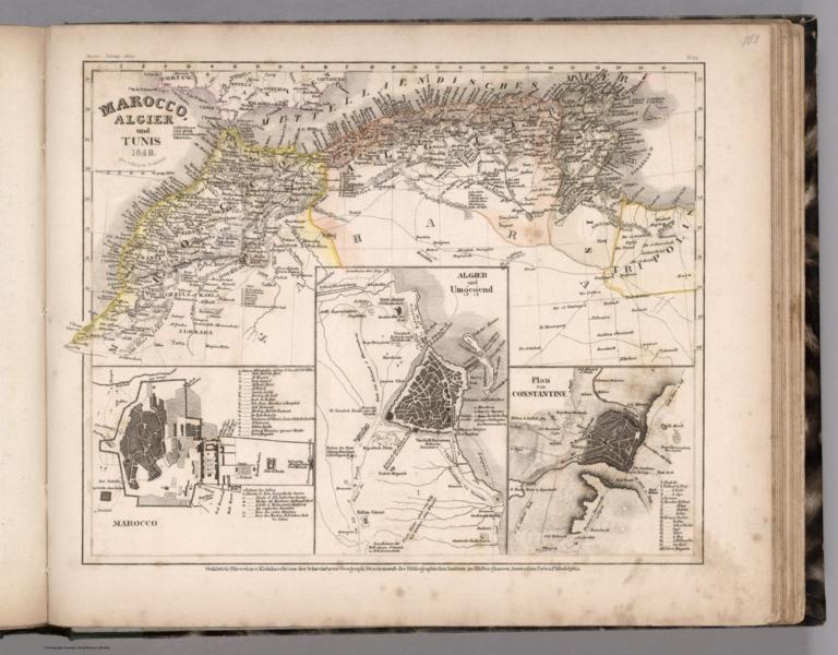 Marocco, Algier und Tunis 1849