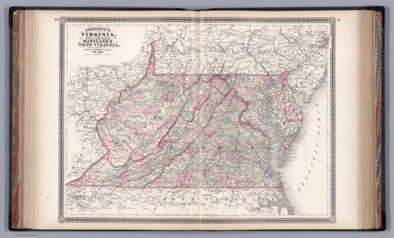 Johnson's Virginia, Delaware, Meryland, West Virginia