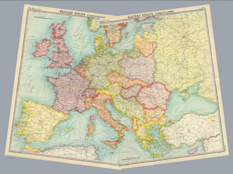 Composite: Europe - communications.