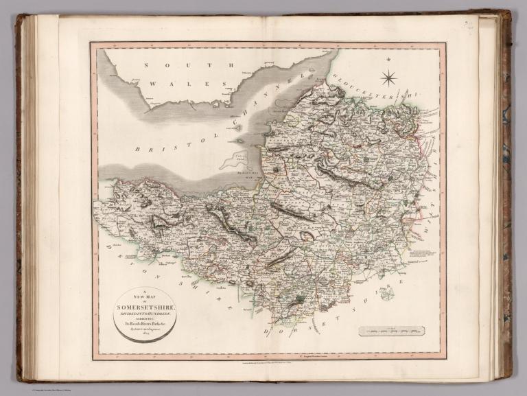 A new map of Somersetshire