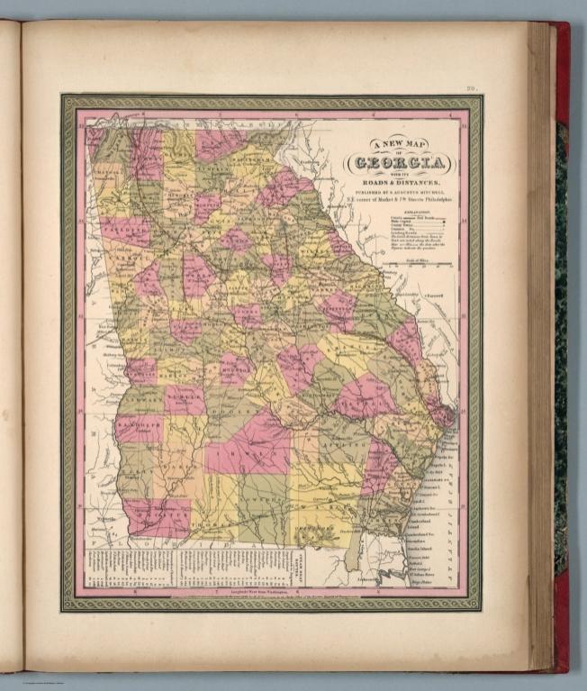 A new map of Georgia