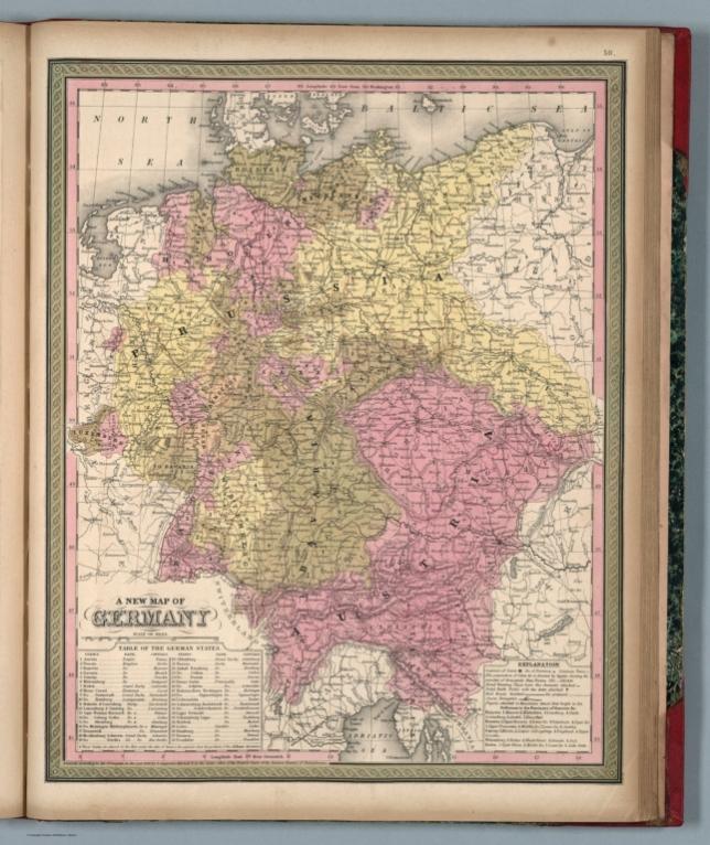 A new map of Germany