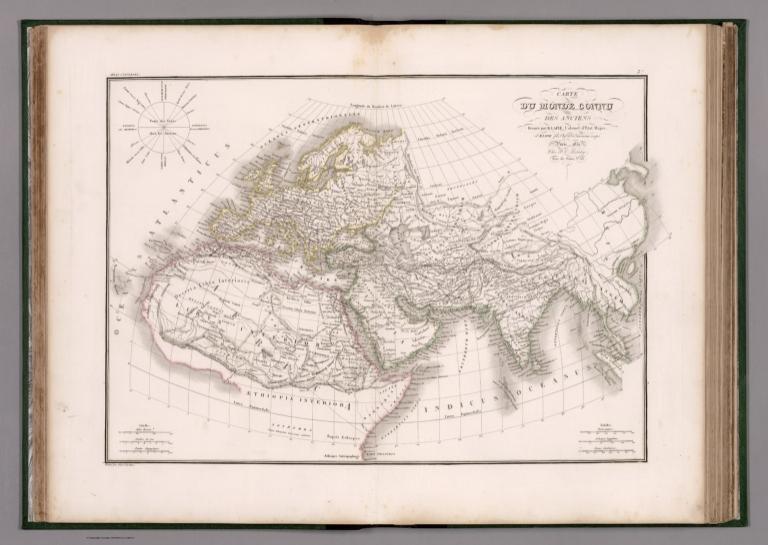 Carte du Monde connu des anciens