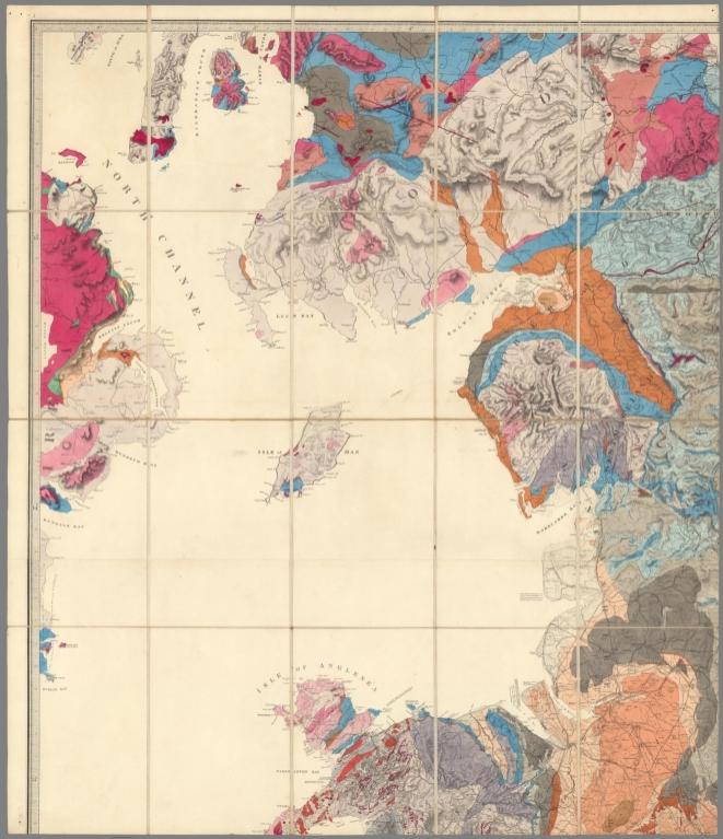 N.W. Sheet. A Physical and Geological Map of England and Wales...Revised.