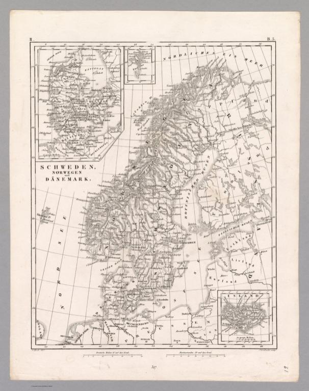 Plate 19. Schweden, Norwegen, und Daenemark.