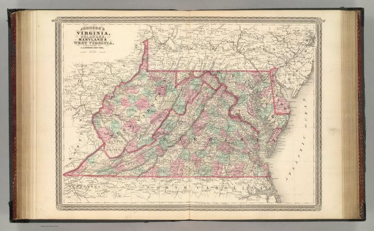 Virginia, Delaware, Maryland, and West Virginia.