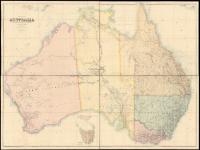Map of Australia - Edward Stanford - 1879