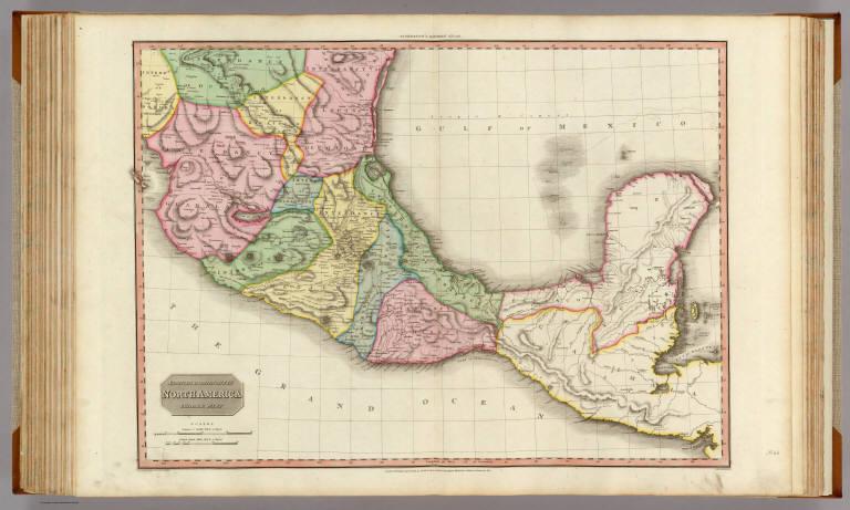Spanish dominions in North America, middle part.