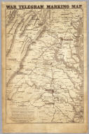 War Telegram Marking Map.