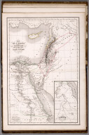 Carte de l'Egypte et de la Palestine jusqu'an temps de Moise (Moses) Limites de Royaume de David et de Salomon ... 1846. (inset) Ethiopie., Atlas De La Geographie Ancienne, Du Moyen Age, Et Moderne, Adopte Par Le Conseil Royal De L'Universite, A L'Usage Des Colleges Royaux Et Des Maisons D'Education, pour suivre les Cours de Geographie et d'Histoire; Par Delamarche, Successeur de Robert De Vaugondy, geographe du Roi. Paris, Librairie Geographique Delamarche, Rue Du Battoir, No. 7, Ci-Devant Rue Du Jardinet. Annee Scolaire. 1847. (on verso) ... Imprimerie Schneider et Langrand, rue d'Erfurth, 1., L'Egypte et de la Palestine jusqu'an temps de Moise (Moses) Limites de Royaume de David et de Salomon. Ethiopie.