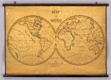 Map of the World. / Bullard, Anna M. / 1836
