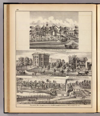 Residences and buildings in Poplar Grove, Harrisburg and Cartersville, Ill.