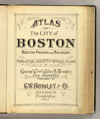 Title Page: Boston atlas.