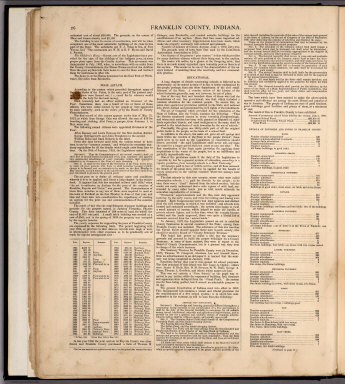 Text: History of Franklin County (continued).