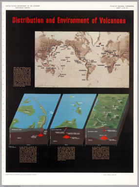 Distribution and Environment of Volcanoes.