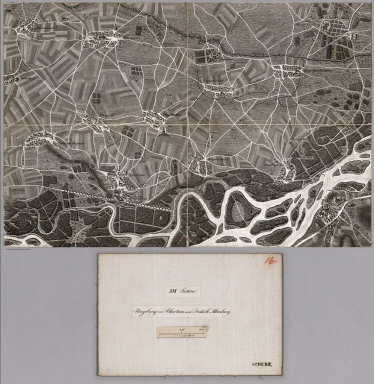 XVI Section. Oestlicher Theil des Marchfeldes. Umgebung von Ekartsau und Deutsch Altenburg im V.U.W.W.