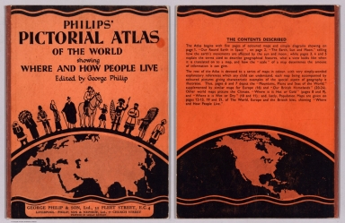 Philips' Pictorial Atlas of the World showing Where and How People