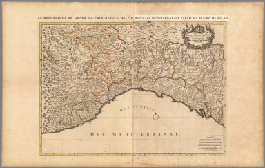Carte Géographique Ancienne 1693 - Bataille De Marsaglia, Piémont Italie - Par Claude Du Bosc