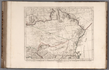 58. Carte de la Partie Septentrionale de L'Empire Otoman (northeast sheet).