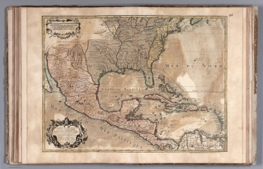 Carte du Mexique et de la Floride