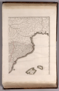 41B. Neueste Generalkarte von Portugal und Spanien (northeastern sheet).