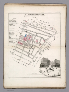 Paris 6 Eme. Arrondissement : Quartier St. Martin des Champs. No. 22