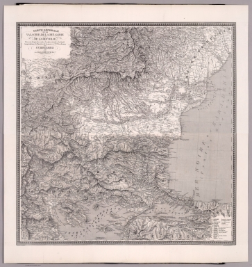 Composite: Sheets 1 and 2: Carte generale de la Valachie, de la Bulgarie et de la Roumilie