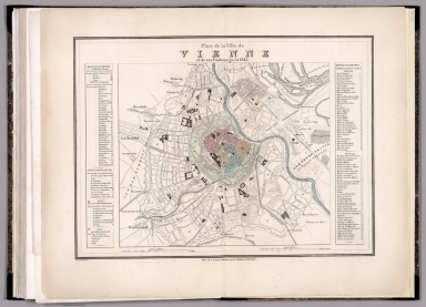 Planche XXXIX: Plan de la ville de Vienne