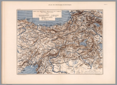 Planche 12: Carte No. 26: Carte des provinces Orientales de Turquie