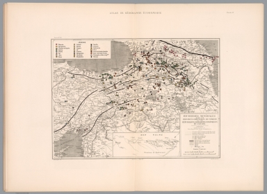 Planche 21: Carte No. 35: Richesses minerales dans les provinces Orientales de Turquie