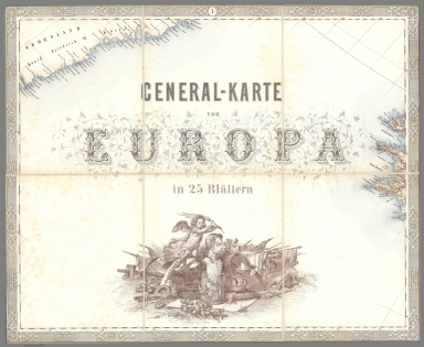 I. General-Karte von Europe in 25 Blaettern.