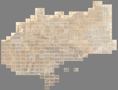 Composite: Topgraphischen Special Karte von Deutschland.