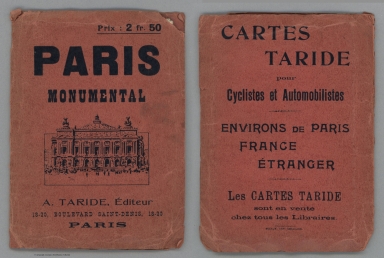Covers: Paris Ses Monuments. Guide Pratique Du Visiteur.