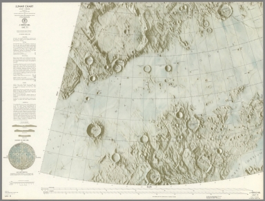 LAC 11 J. Herschel Lunar Astronautical Chart series