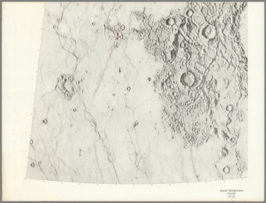 LAC 23 Rumker Relief Rendition Lunar Astronautical Chart series