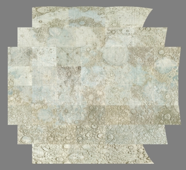 Composite: LAC 11 - LAC 127 Geographic Projection Lunar Astronautical Chart series