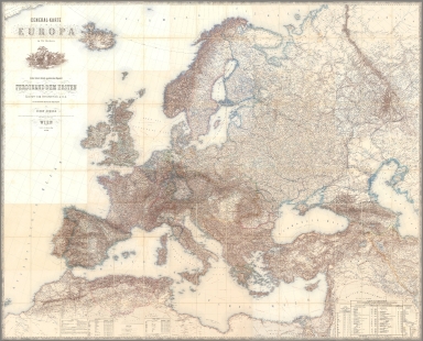 Composite Map: General-Karte von Europe in 25 Blaettern.