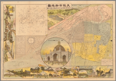 Browse All : Separate Map of Osaka (Japan) - David Rumsey