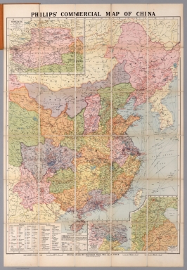 Philips' commercial map of China - David Rumsey Historical Map
