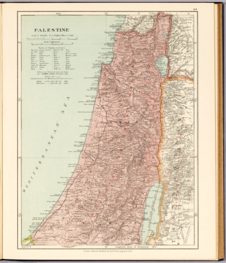 Browse All : Atlas Map of Israel - David Rumsey Historical