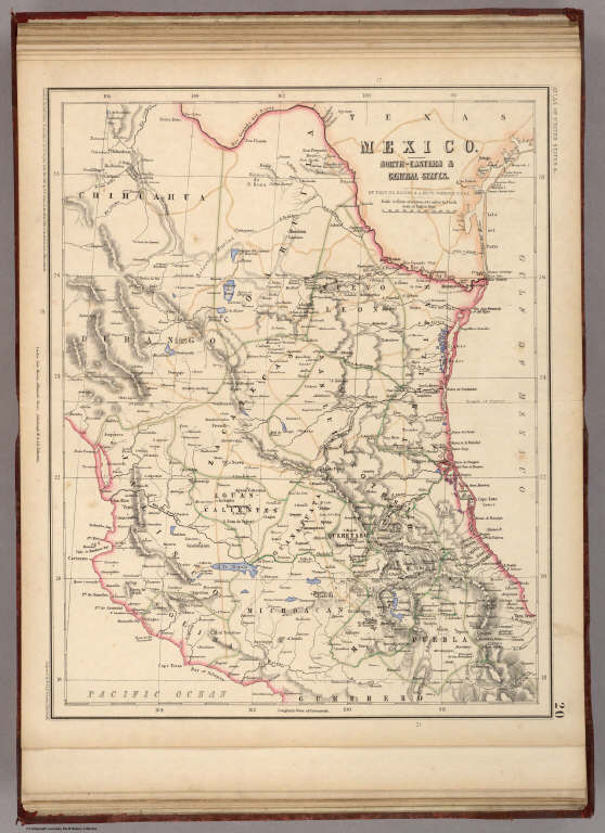 Mexico. North-eastern & Central States.