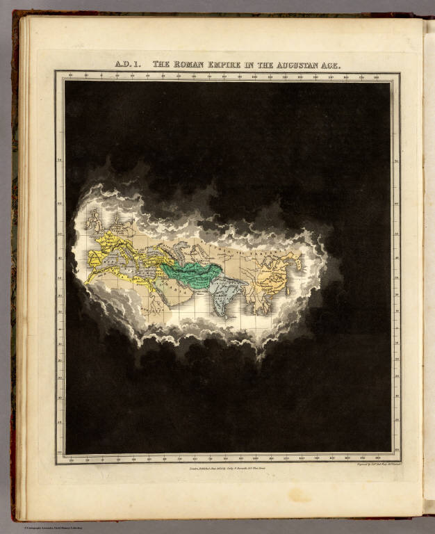 A.D. 1. The Roman Empire In The Augustan Age.