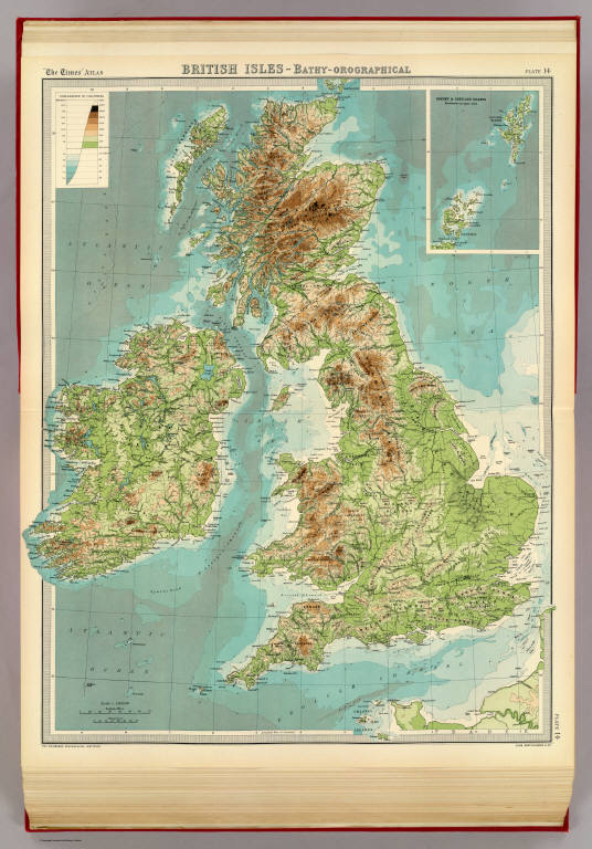 British Isles - bathy-orographical.