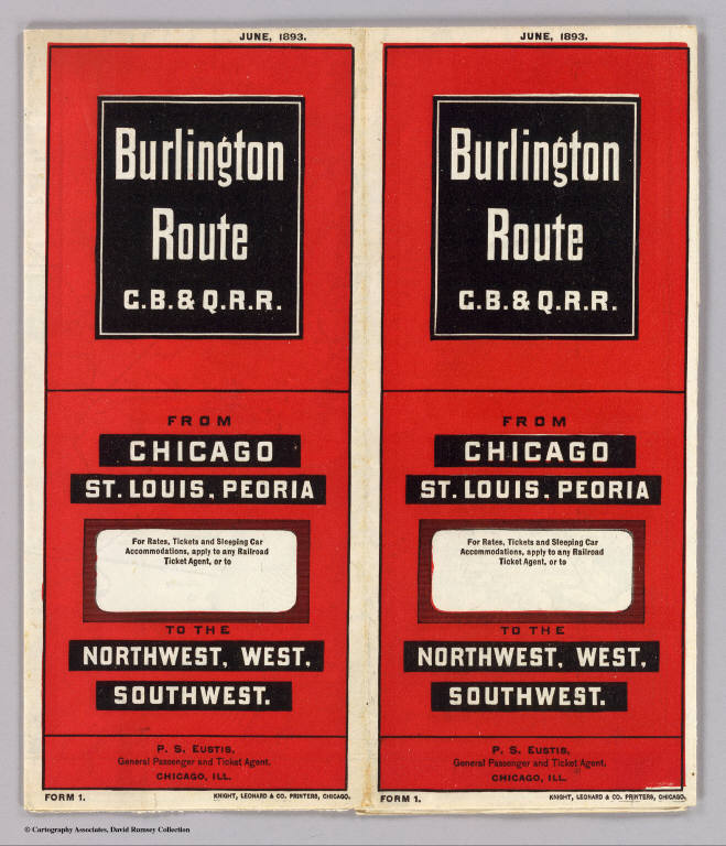 Cover: Burlington Route.