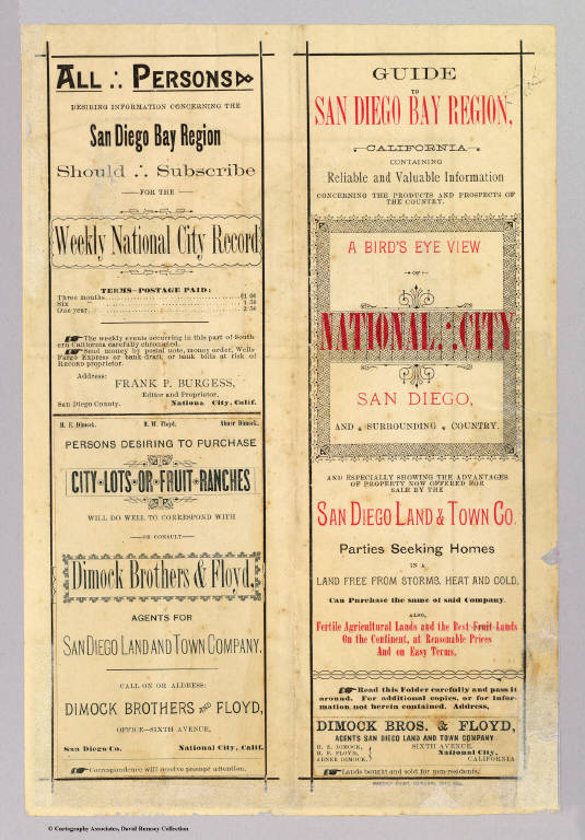 Cover: Guide to San Diego Bay Region, California.
