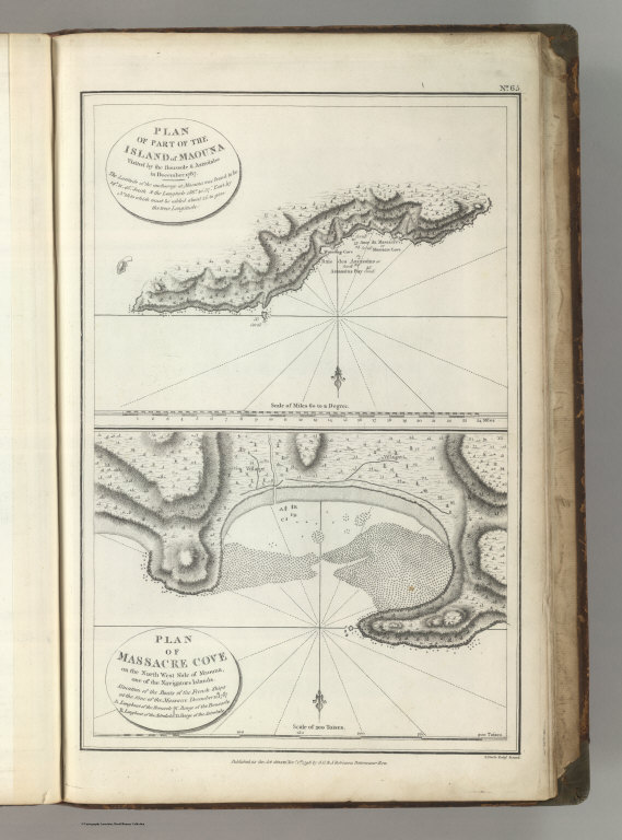 Charts of Parts of Maouna (Pago Pago, Samoa)