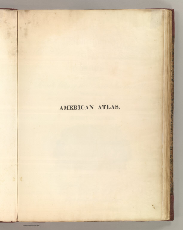 Half Title Page: American Atlas