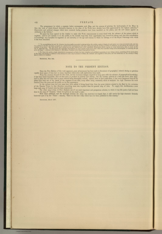 Preface (continued): Royal Atlas of Modern Geography.